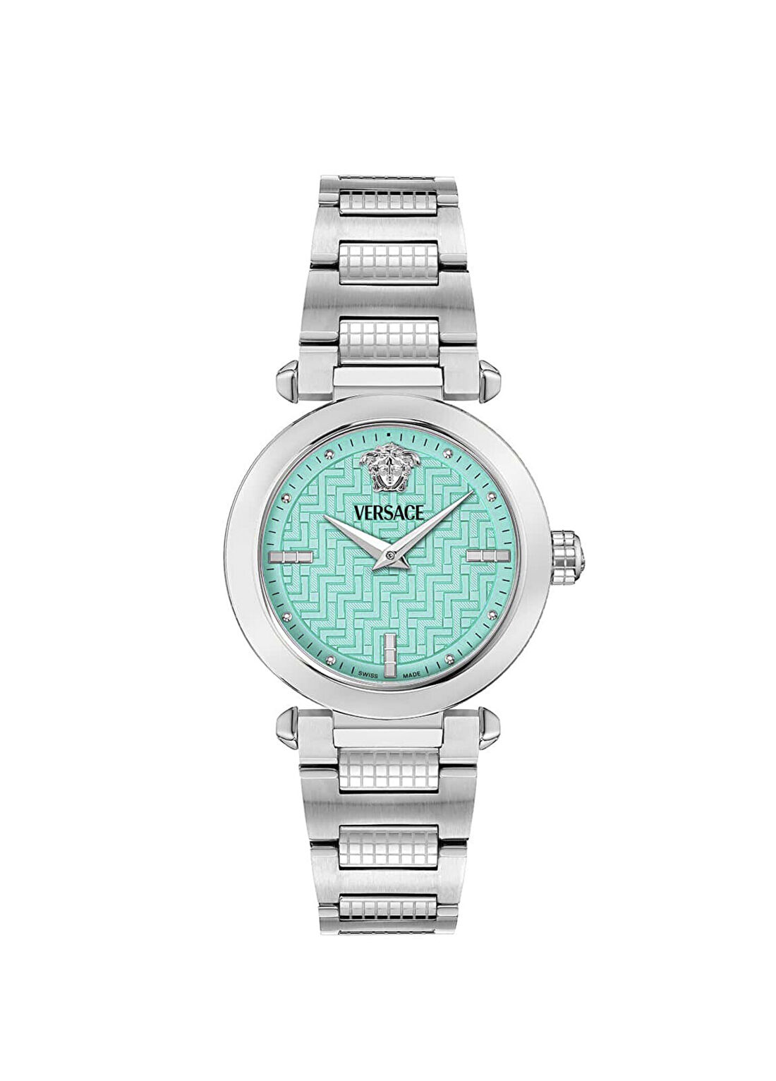 Versace VRSCVE5B00225 Metalik Gri Çelik Kadın Kol Saati