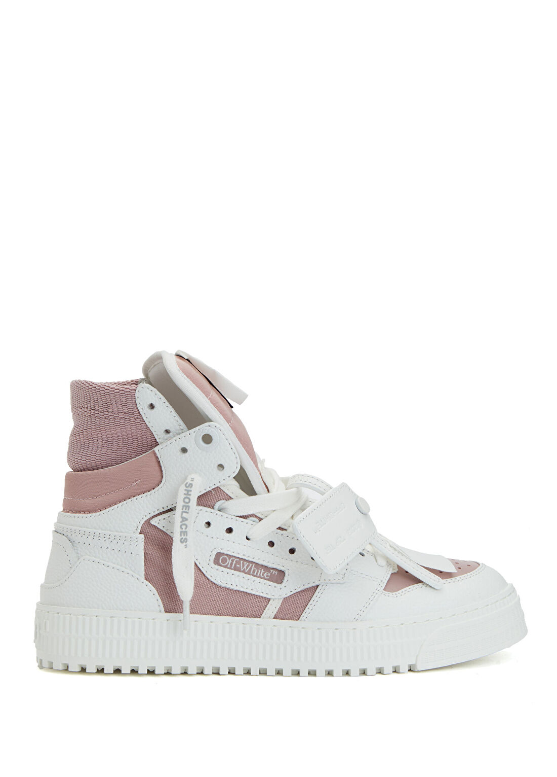 Off-White 3.0 Off Court Pembe Beyaz Kadın Deri Sneaker