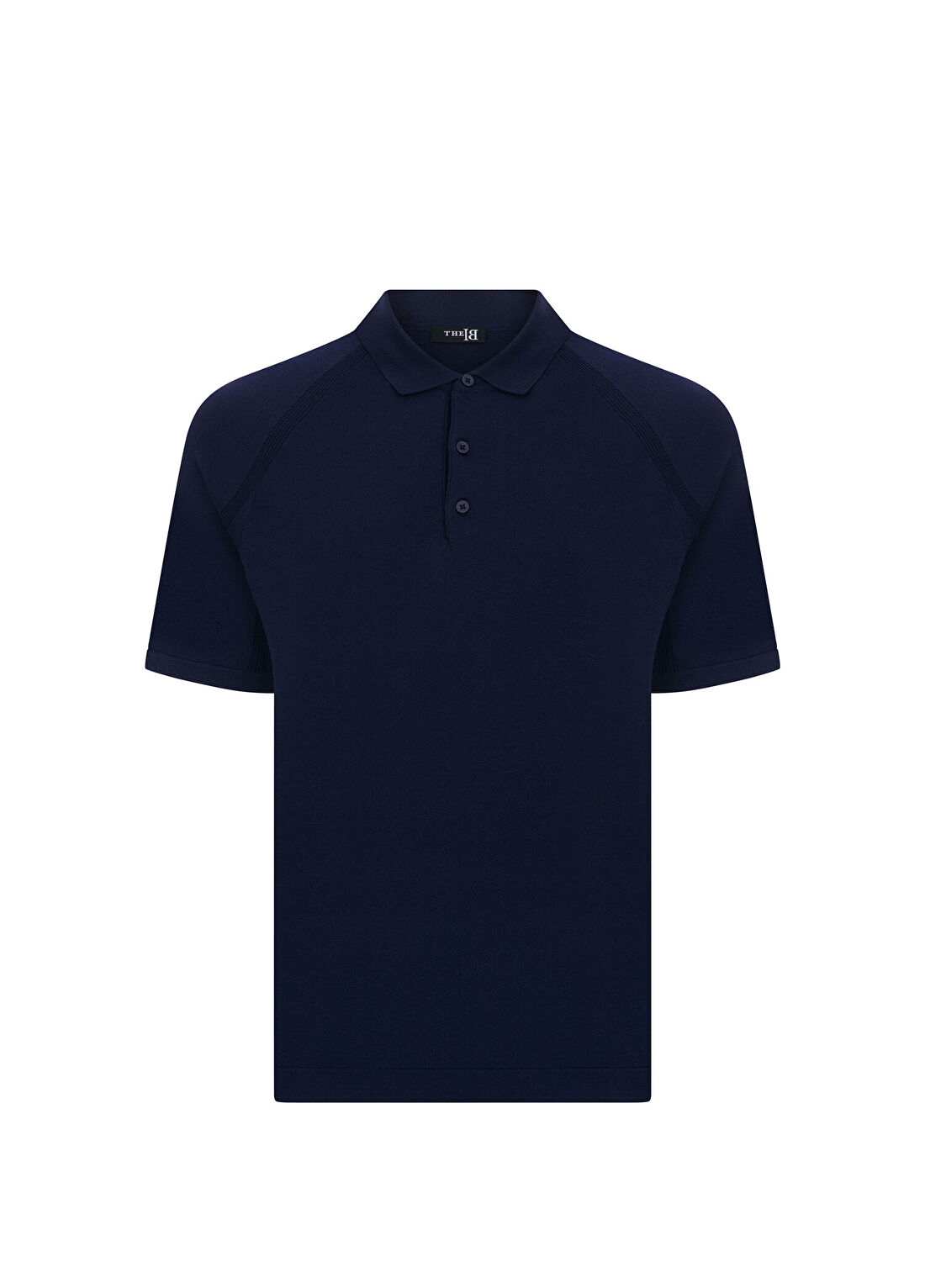 The B Montebello Lacivert Triko Polo Yaka Slim Fit Kısa Kollu Erkek T-shirt