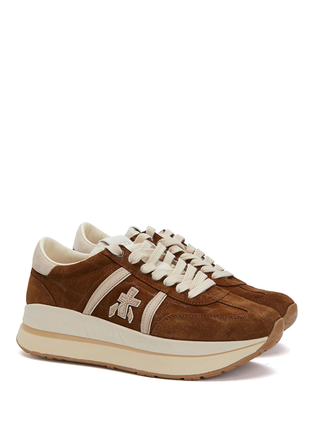 Premiata Bethcoin Taba Kadın Deri Sneaker görsel 2