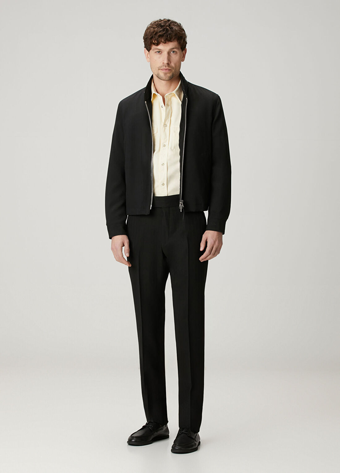 Tom Ford Siyah Yün Mont görsel 2