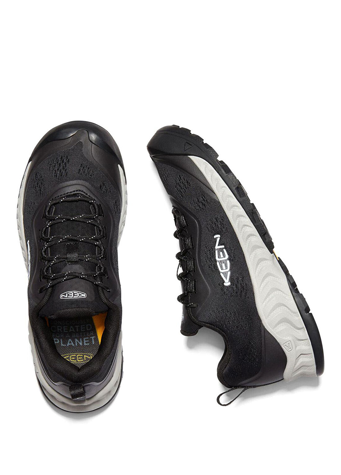 Keen Nxis Speed Black Blue Glass Kadın Yürüyüş Ayakkabısı görsel 4