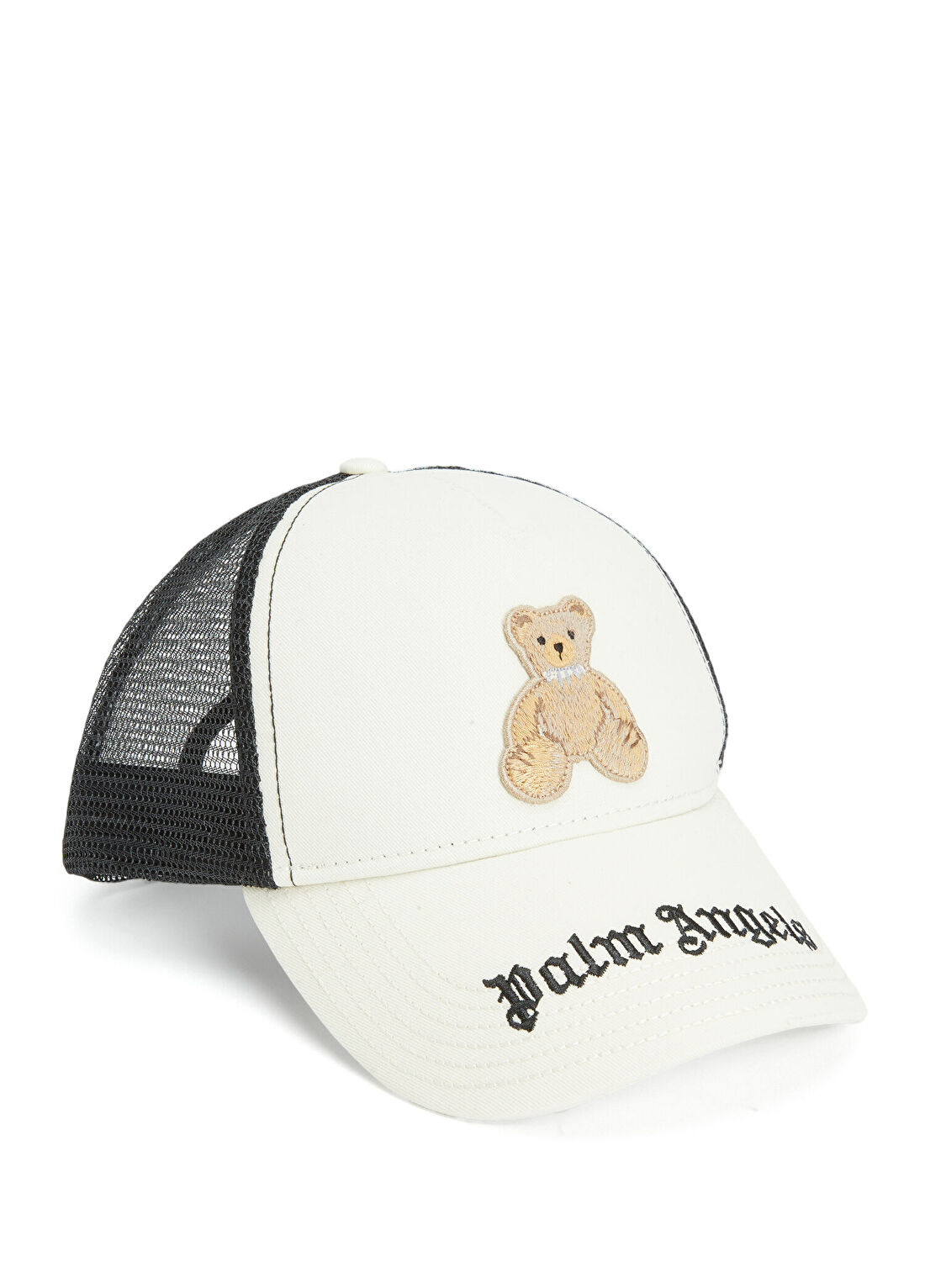 Palm Angels Ekru Logo Nakışlı Erkek Şapka