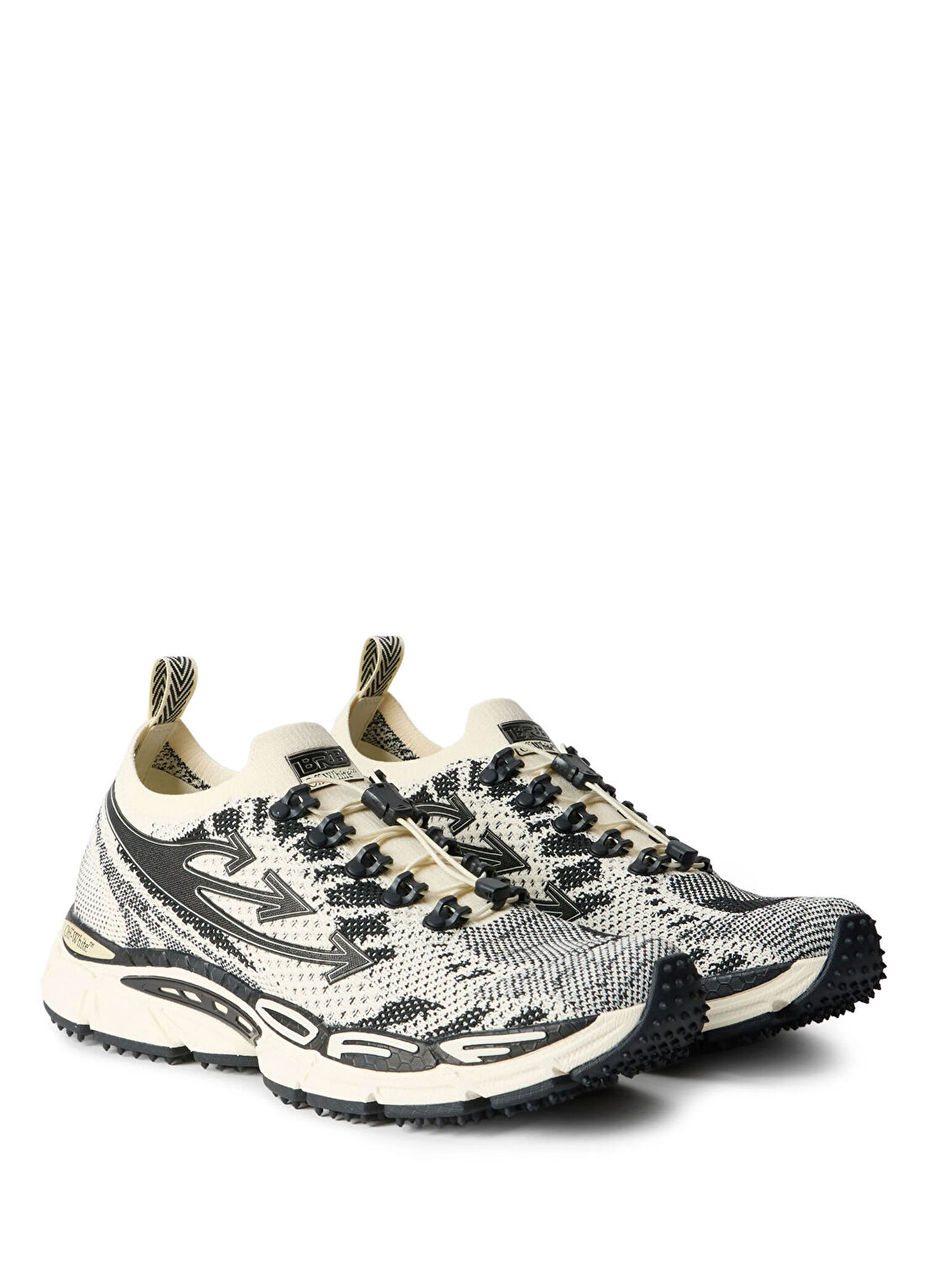 Off-White Be Right Back Krem Siyah Erkek Sneaker görsel 2