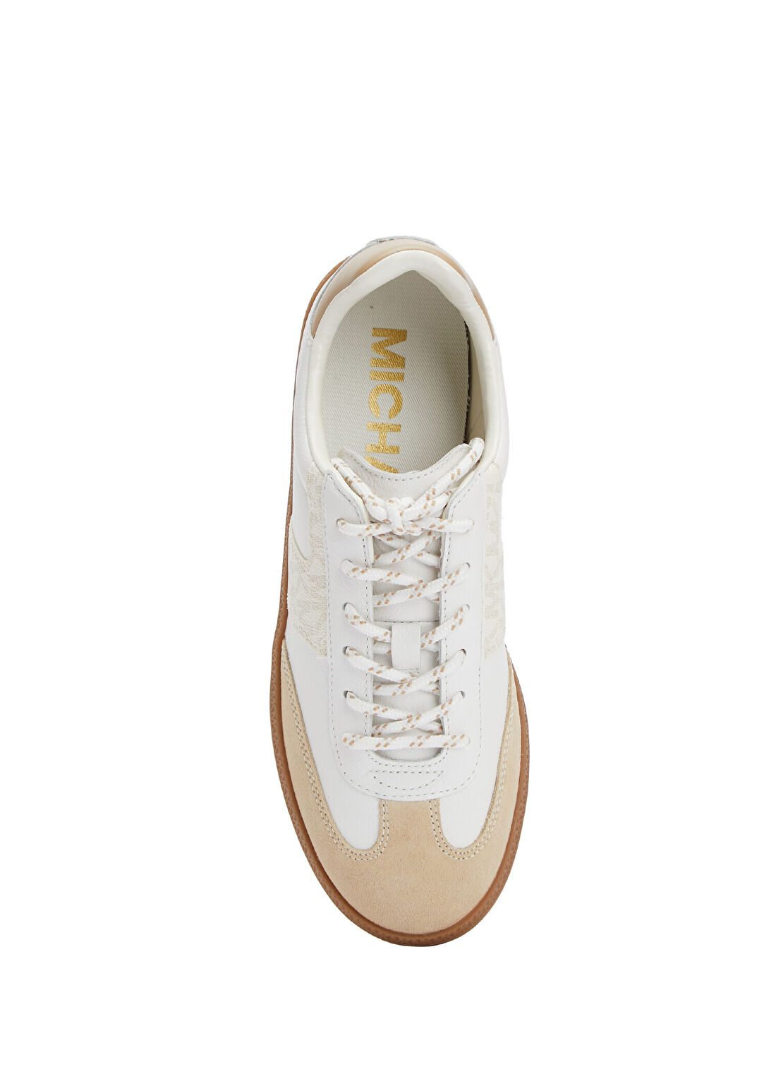 Michael Michael Kors Jovie Beyaz Kadın Deri Sneaker görsel 4