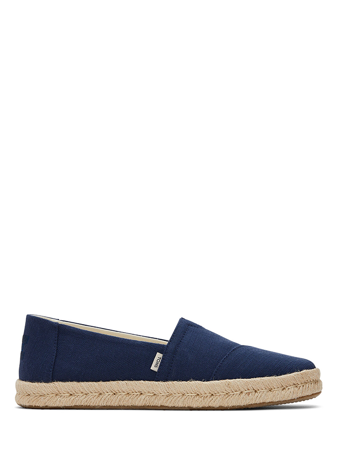 Toms Alpargata Rope 2.0 Lacivert Geri Dönüşümlü Pamuk Kadın Espadril Ayakkabı