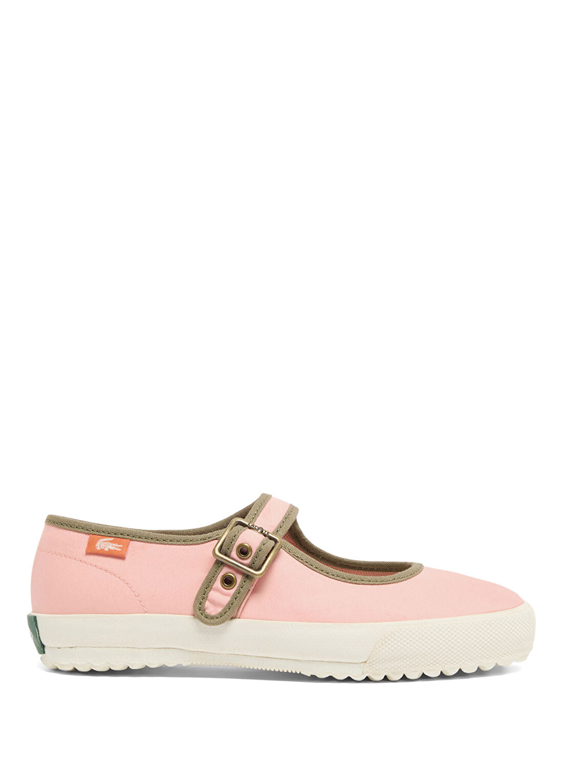Lacoste Backslam Pembe Kanvas Kadın Mary Jane Babet