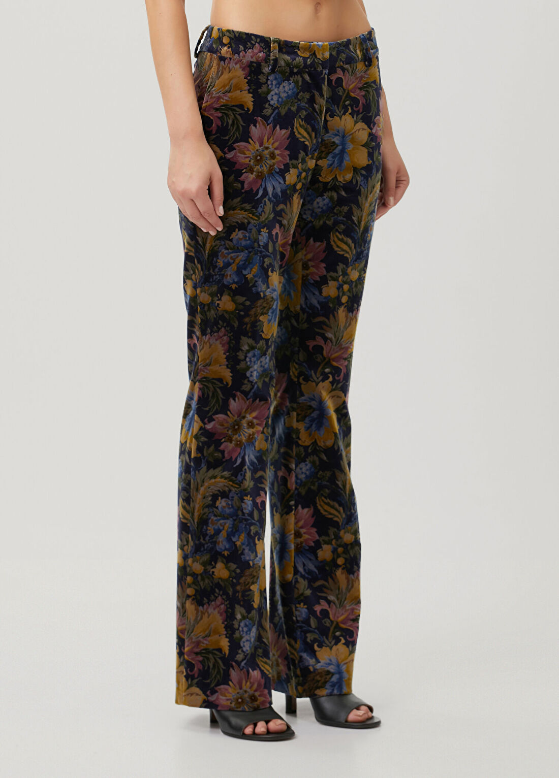 Etro Colorblocked Çiçek Desenli Pantolon görsel 3