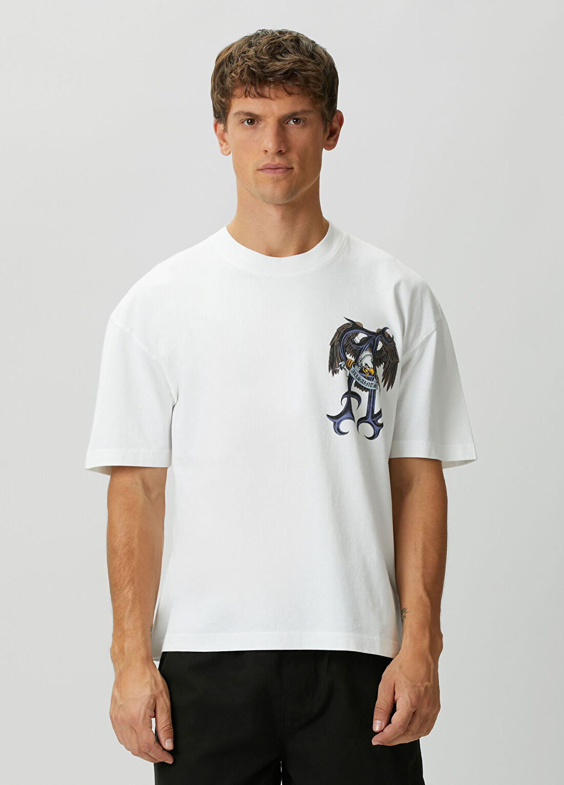 AllSaints Raptour Beyaz Oversized T-shirt
