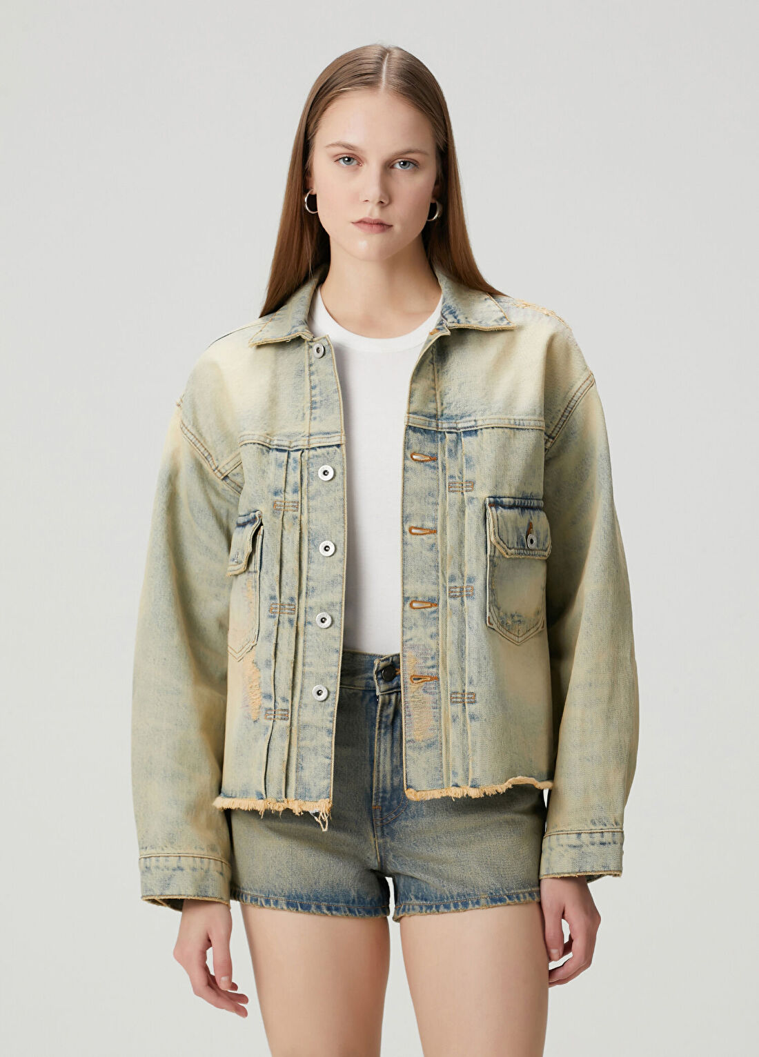 Kenzo Açık Mavi Denim Ceket
