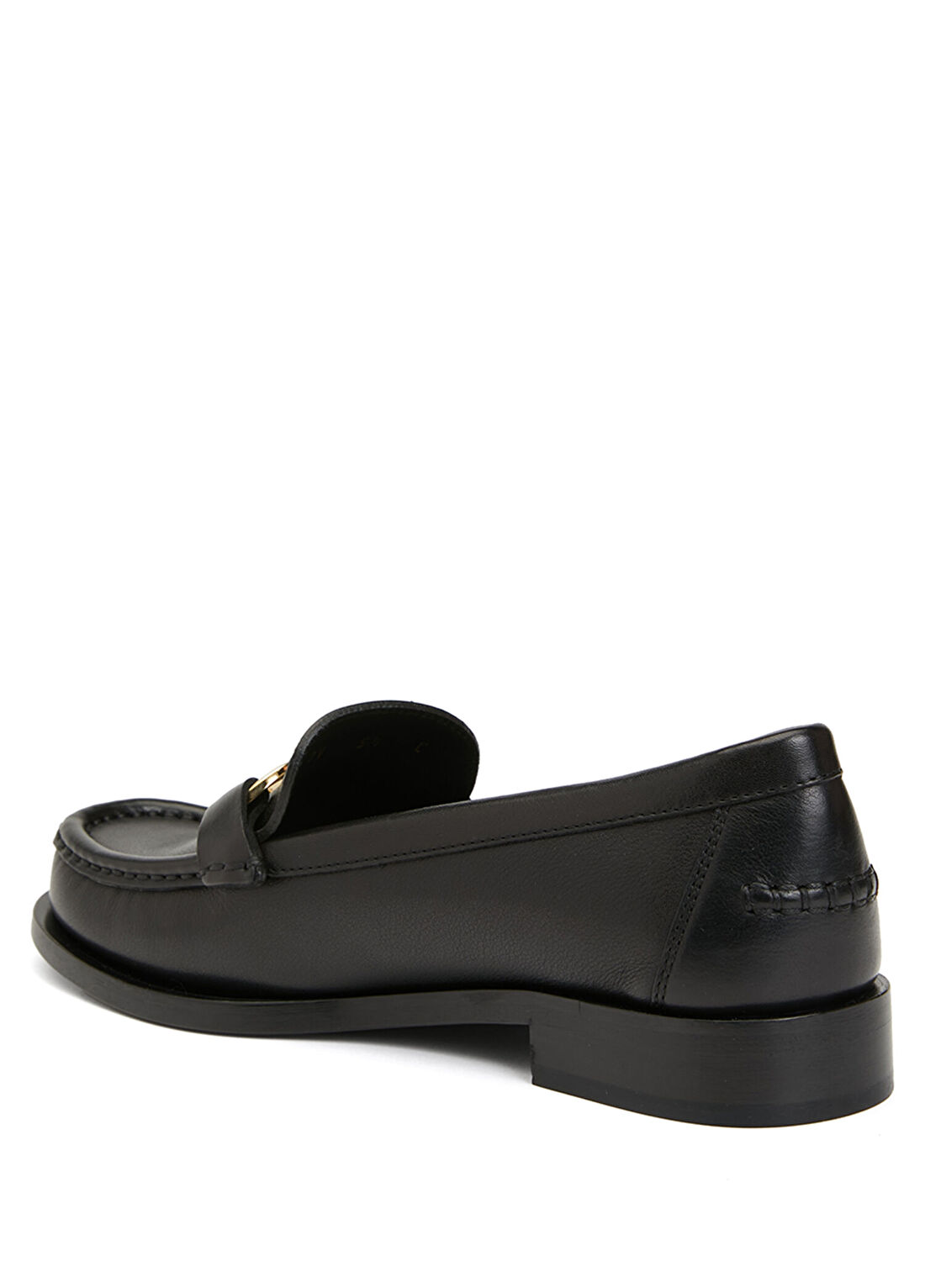 Ferragamo Siyah Kadın Deri Loafer görsel 3