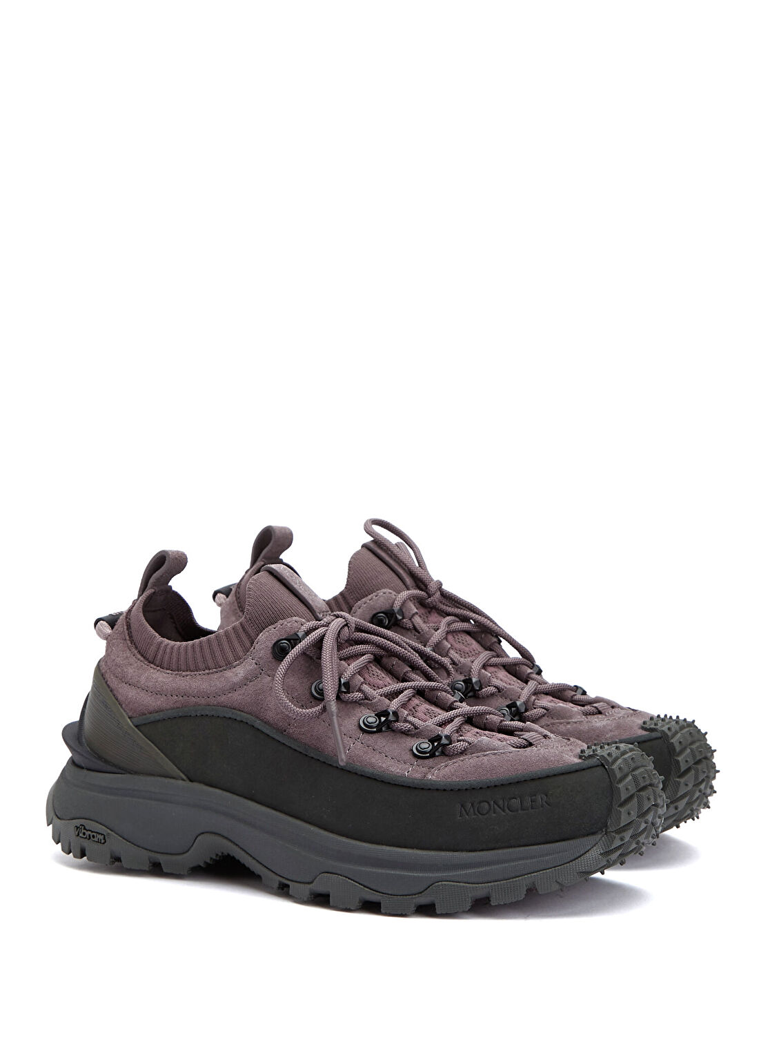 Moncler Siyah Mor Kadın Sneaker görsel 2