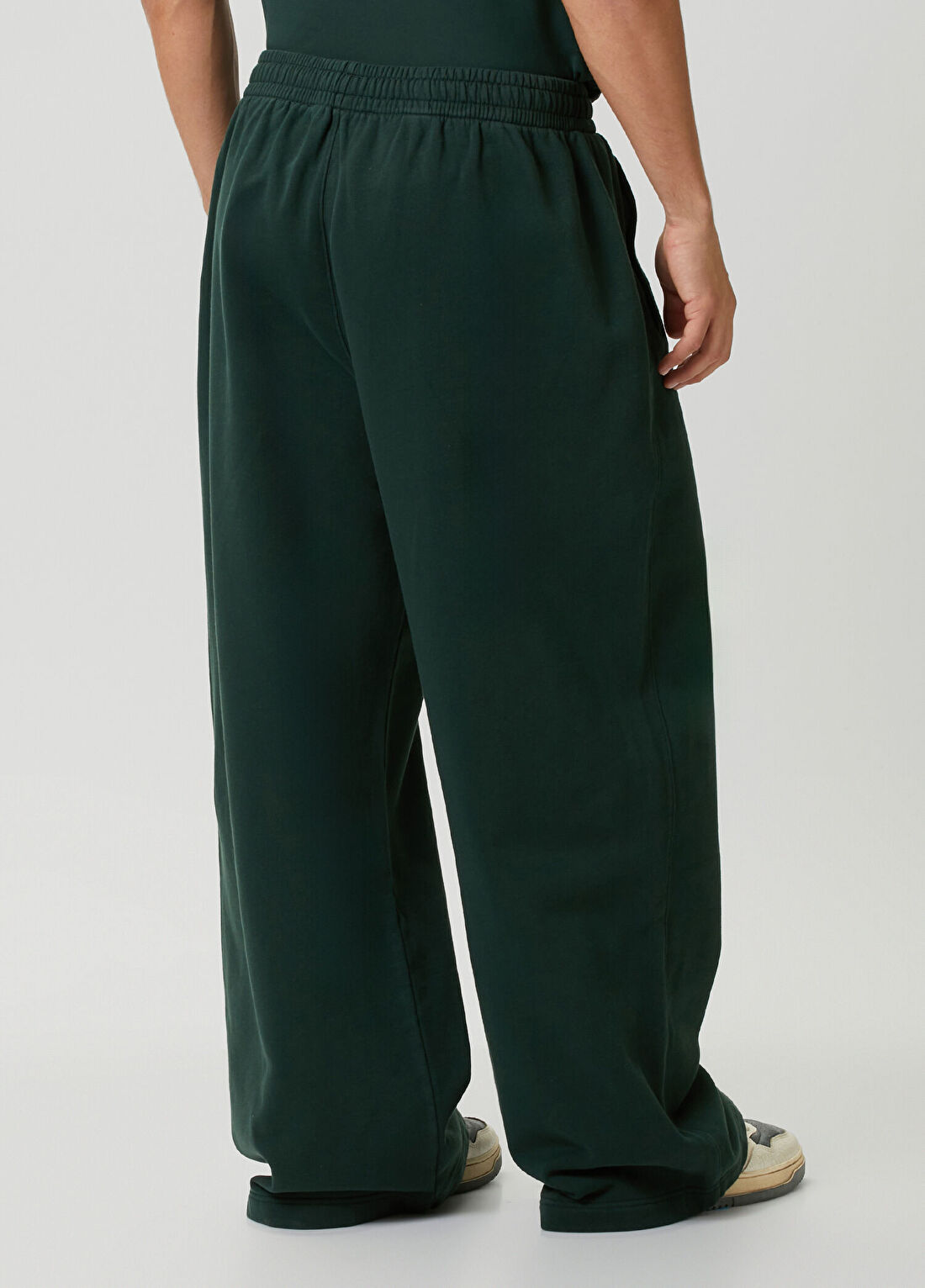 Acne Studios Yeşil Logo Nakışlı Eşofman Altı görsel 2