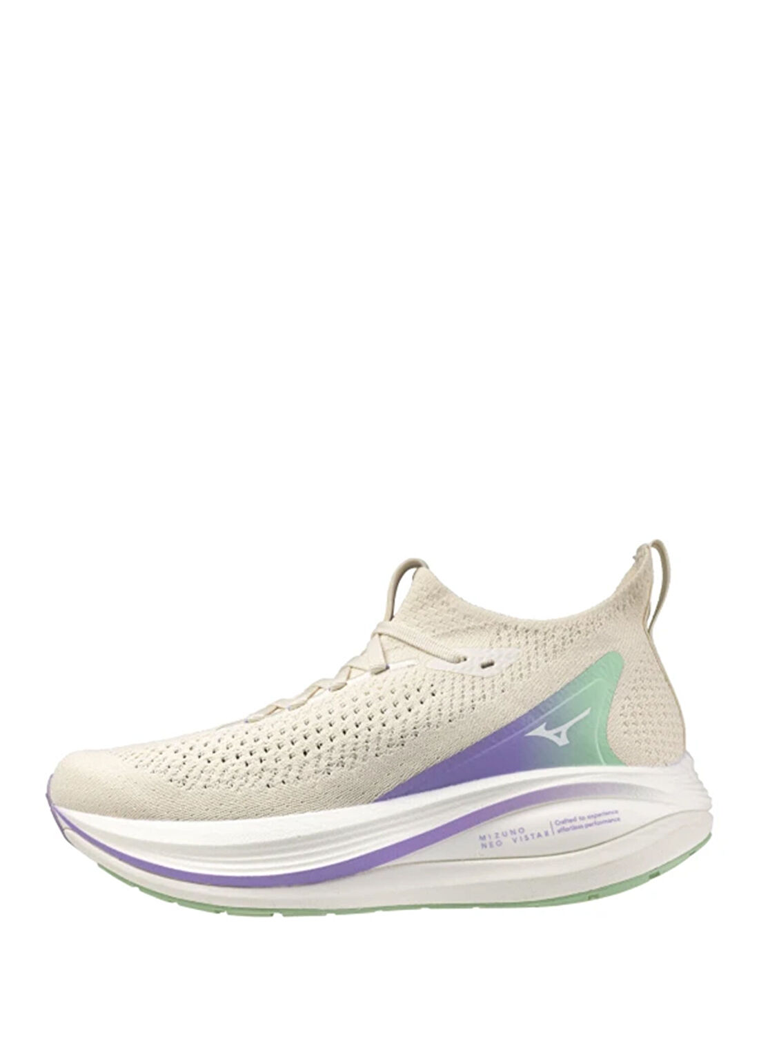Mizuno Neo Vista 2 Beyaz Lila Kadın Koşu Ayakkabısı görsel 2