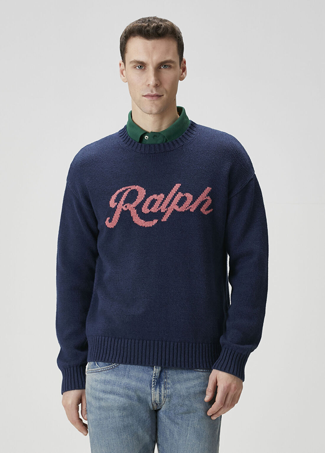 Polo Ralph Lauren Lacivert Logolu Keten Kazak