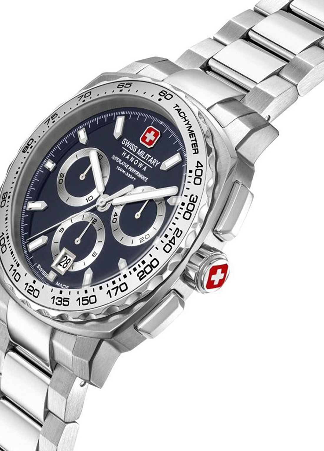 Swiss Military Hanowa SMWGI0006803 Gri Çelik Erkek Kol Saati görsel 2