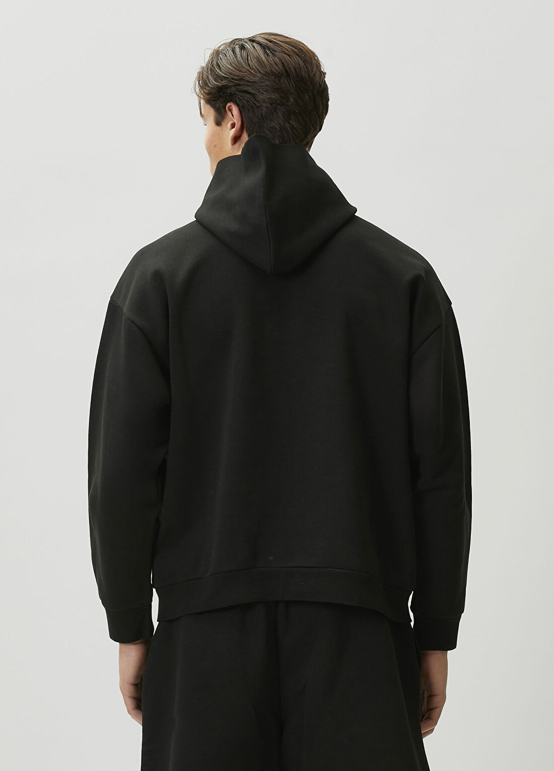 Balenciaga Siyah Kapüşonlu Sweatshirt görsel 4
