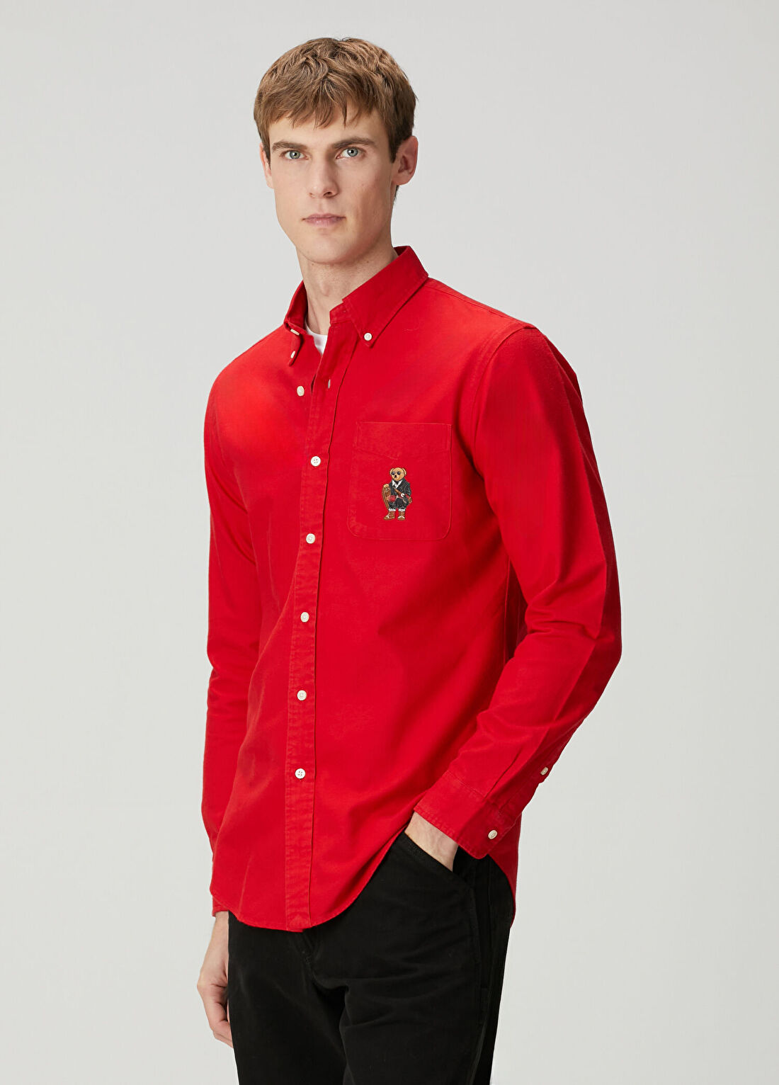 Polo Ralph Lauren Kırmızı Gömlek görsel 3