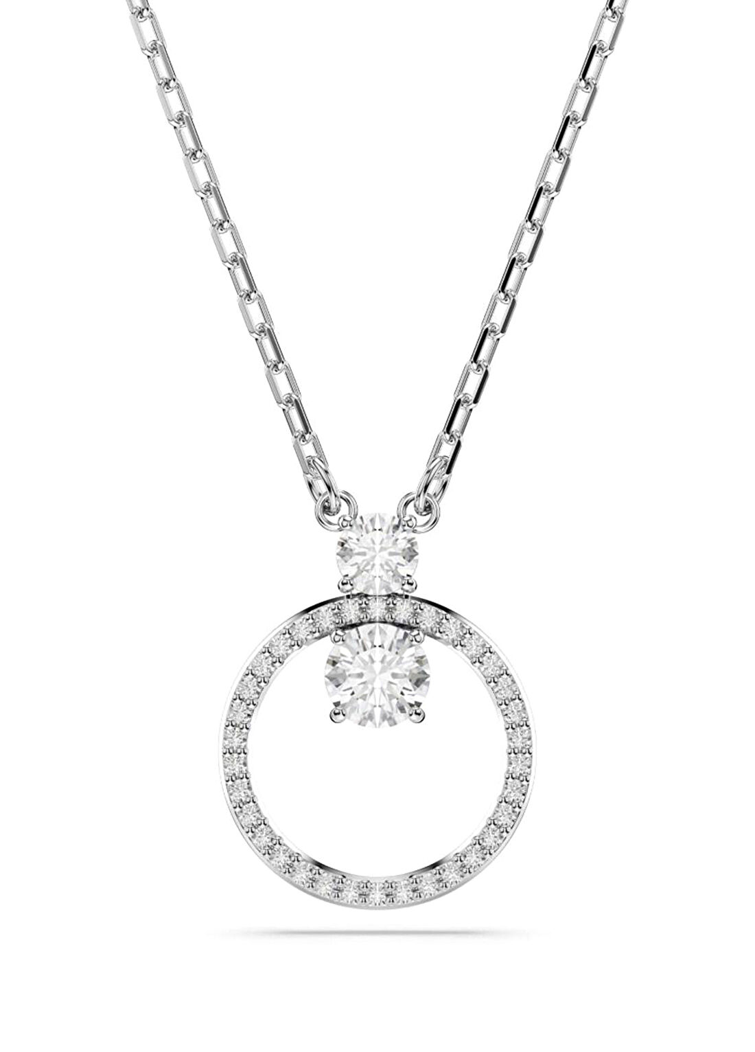 Swarovski Constella Pend Cz White Rhs Metalik Çelik Kadın Kolye 5692261