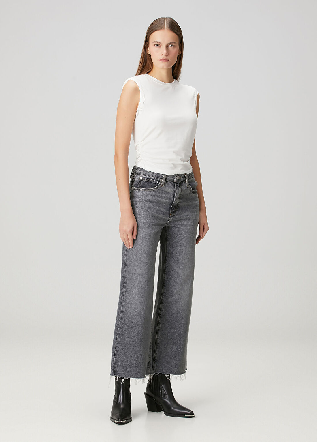 AllSaints Beyaz T-shirt görsel 2