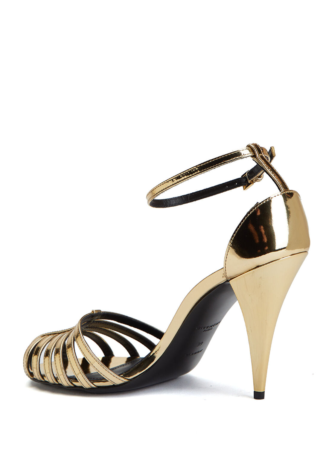 Givenchy Gold Kadın Deri Sandalet görsel 3