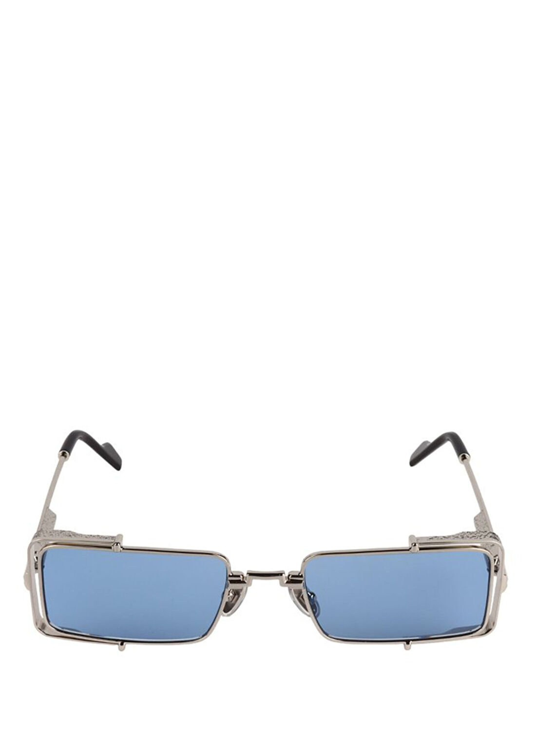Original Vintage Sunglasses Twenties TW02 Silver-110 Gümüş Metal Unisex Güneş Gözlüğü görsel 2