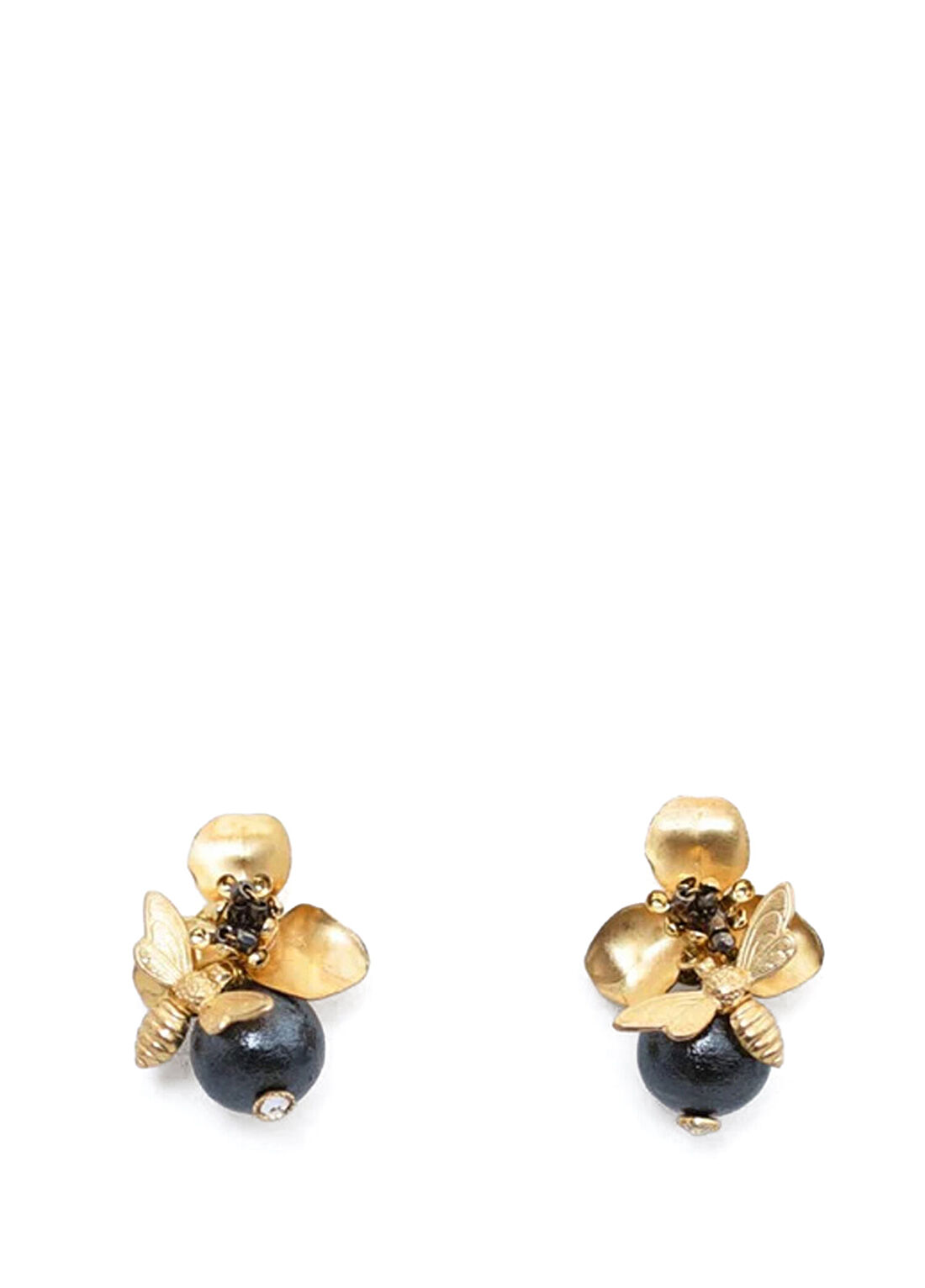 Monshiro Begonia & Bee Kadın Küpe