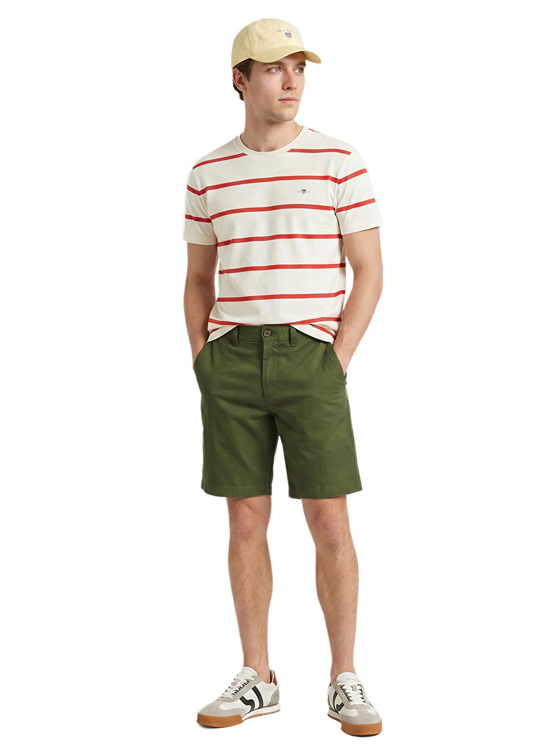 Gant Yeşil Regular Fit Erkek Bermuda Şort