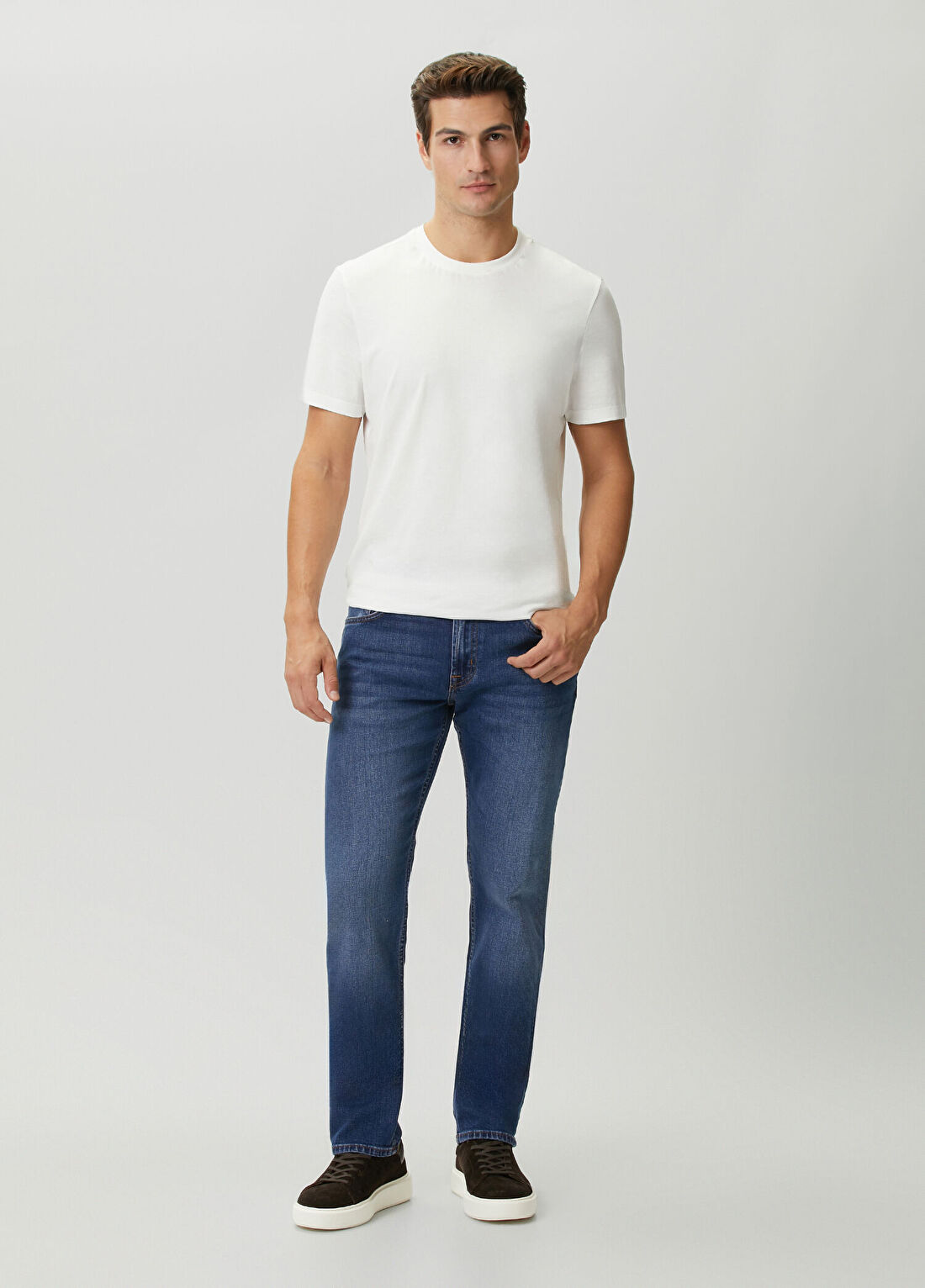 7 For All Mankind The Straight Lacivert Jean Pantolon