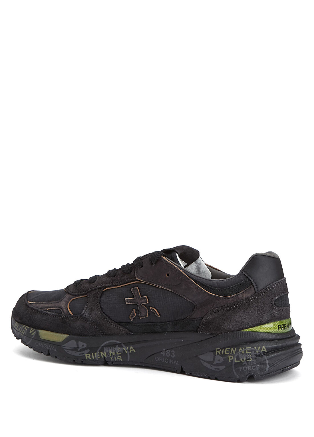 Premiata Mase Siyah Erkek Süet Sneaker görsel 3