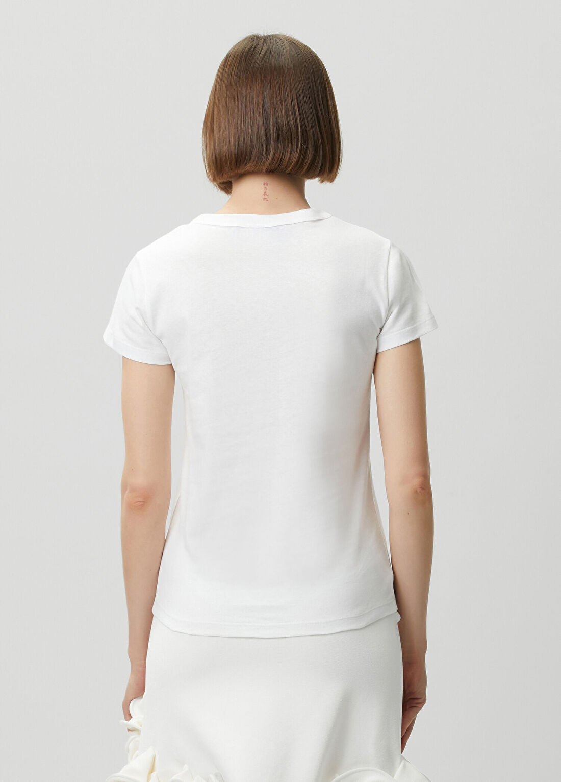 Valentino Beyaz Yün T-shirt görsel 3