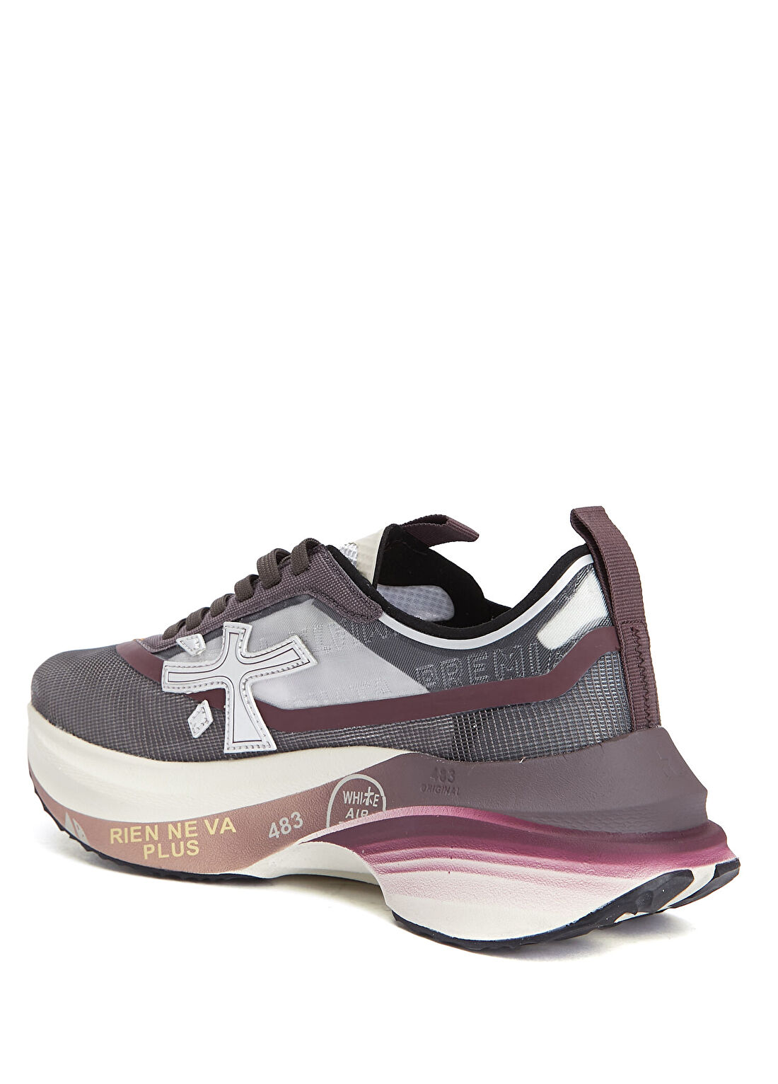 Premiata Hill Gri Bej Kadın Sneaker görsel 3