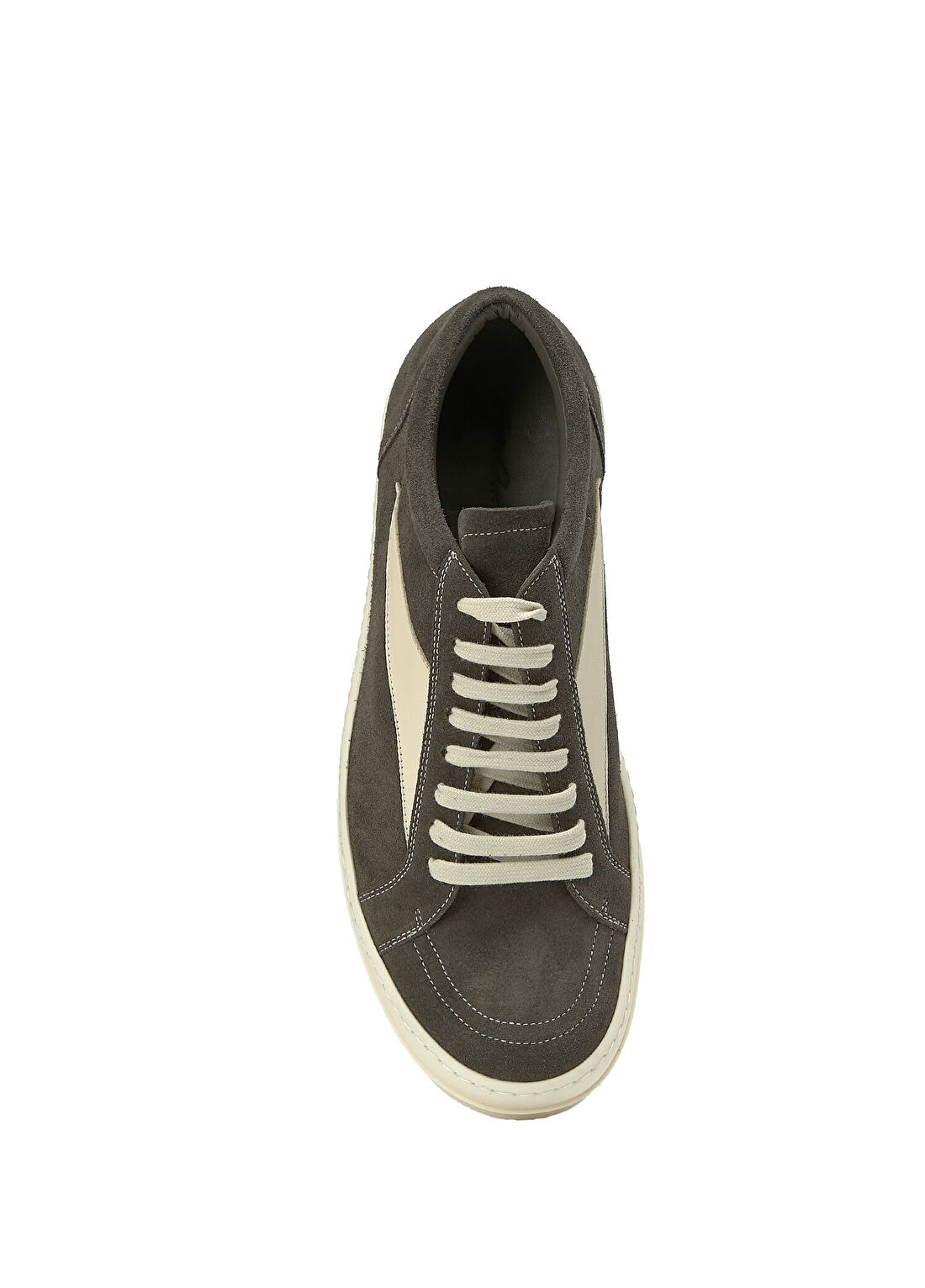 Rick Owens Haki Erkek Deri Sneaker görsel 4