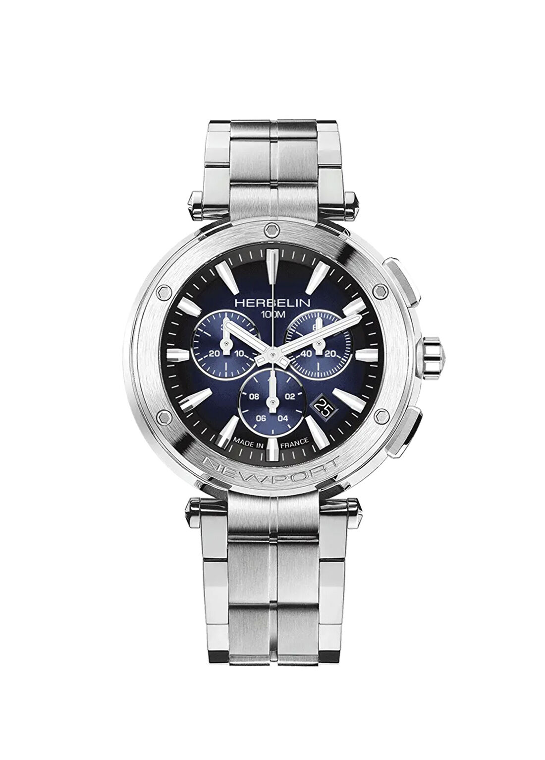 Herbelin Newport Chrono 37688B35 Çelik Erkek Kol Saati