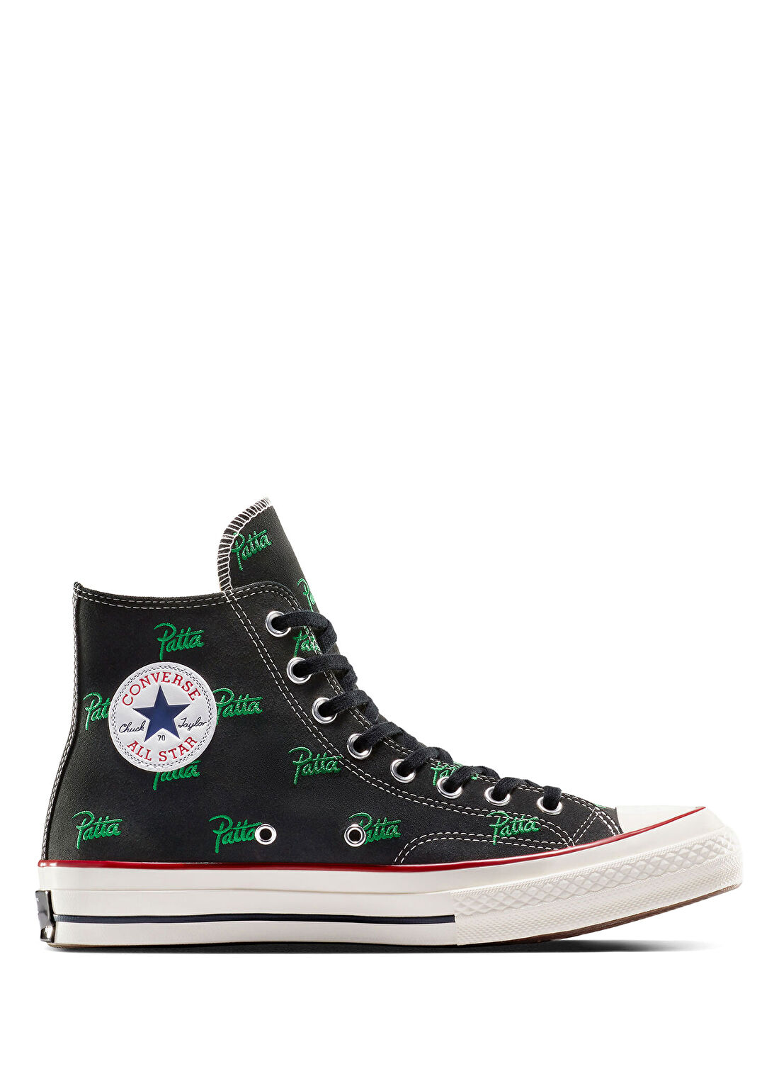Converse x Patta Chuck 70 Siyah Süet Unisex Sneaker