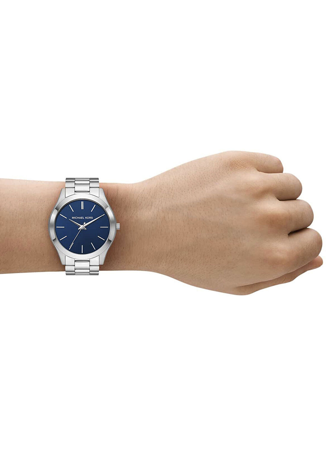 Michael Kors MK8988 Metalik Gri Çelik Unisex Kol Saati görsel 4
