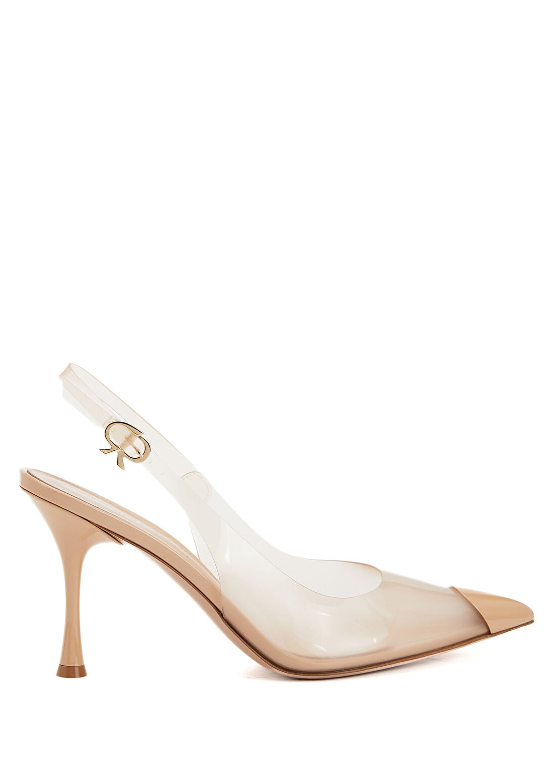 Gianvito Rossi Nude Transparan Stiletto