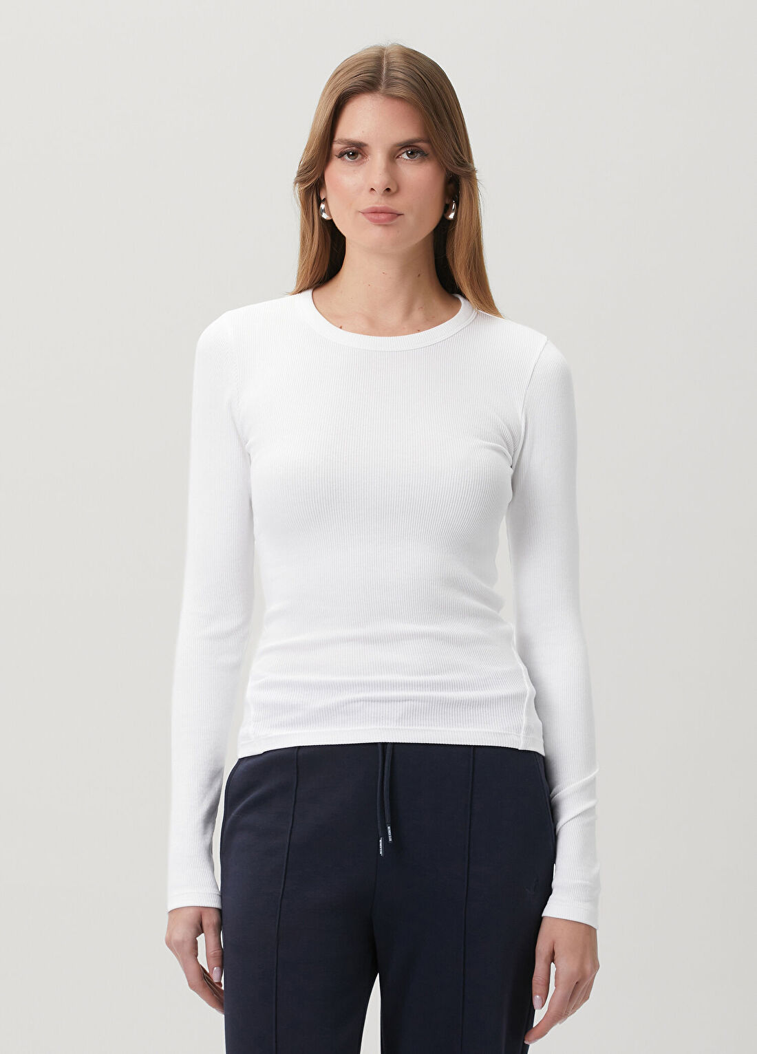 Rag&Bone Essential Beyaz Uzun Kol T-shirt
