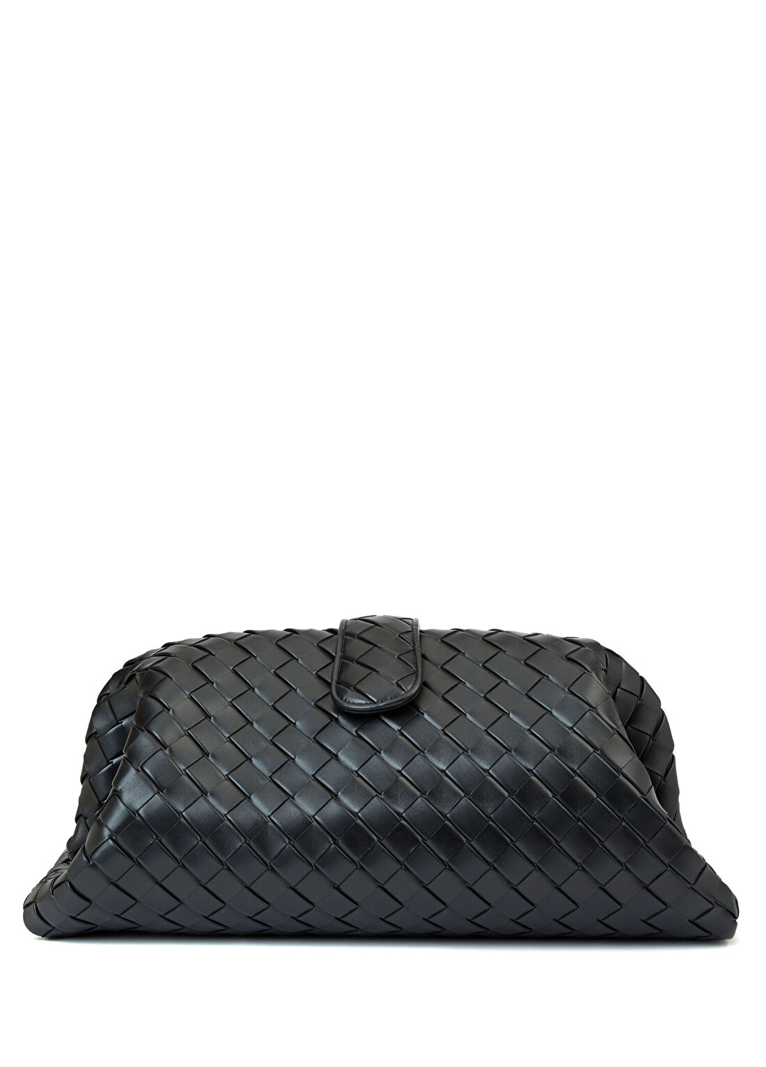 Bottega Veneta Maxi Lauren 1980 Siyah Kadın El Portföyü