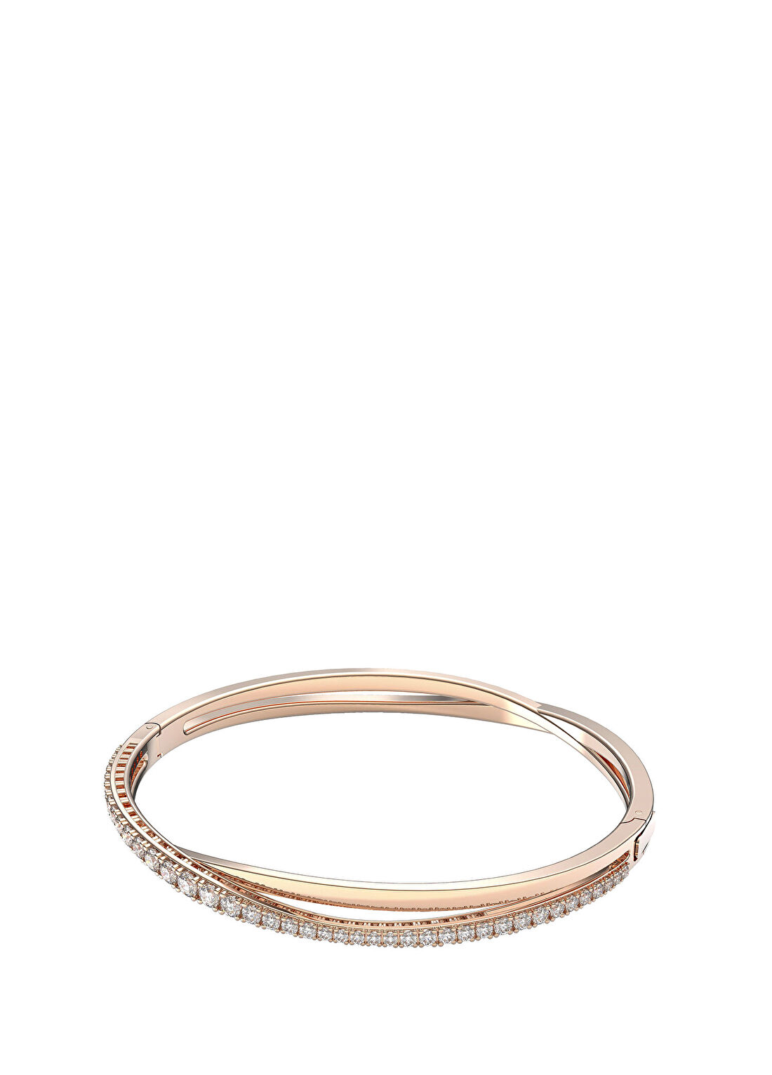 Swarovski Twıst Bangle Whıte Ros Kadın Bilezik