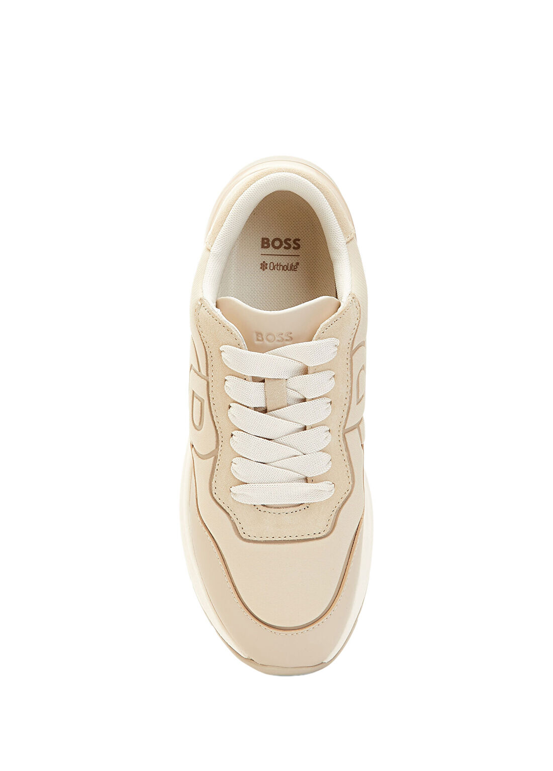 Boss Bej Kadın Sneaker görsel 4