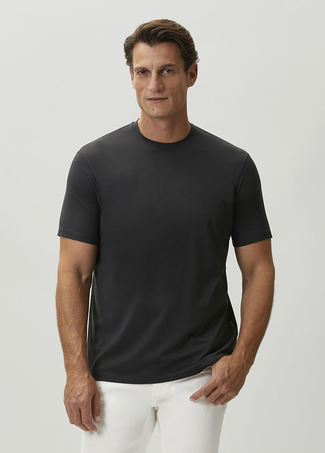 John Frank Antrasit Modal T-shirt