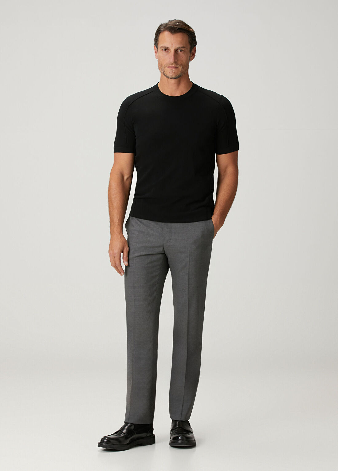 Slowear Gri Yün Pantolon