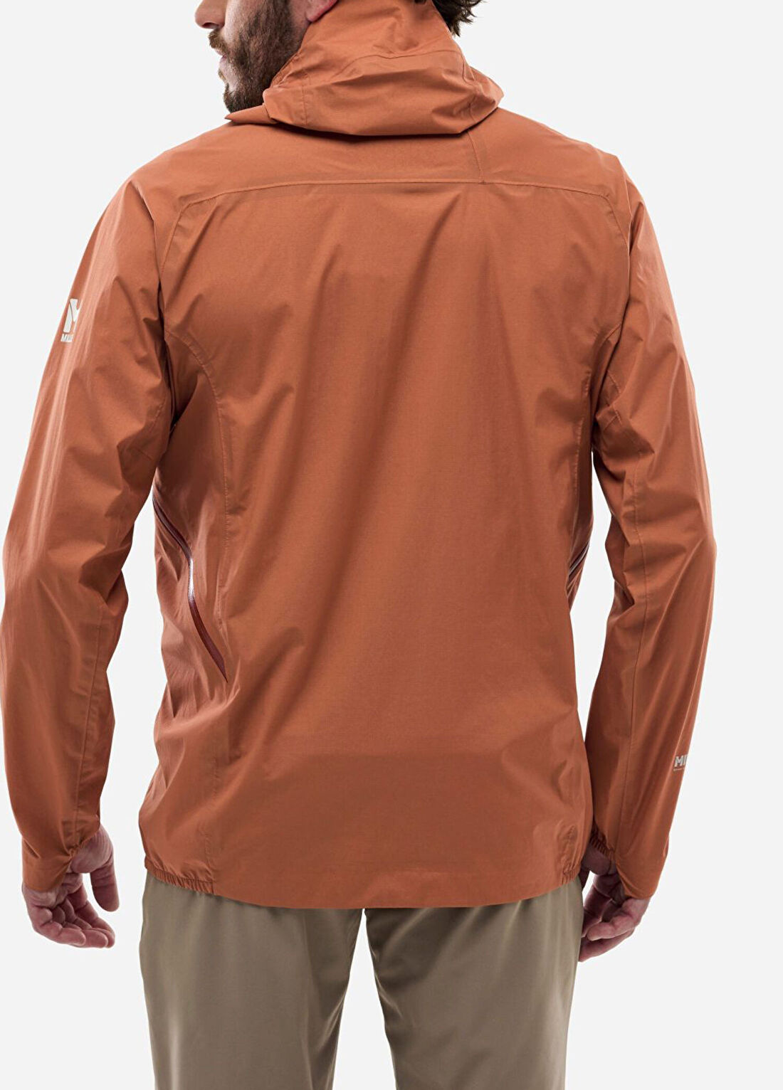 Millet Wanaka L 2.5 Turuncu Erkek Spor Ceket MIV10438 CRC.2DT görsel 4