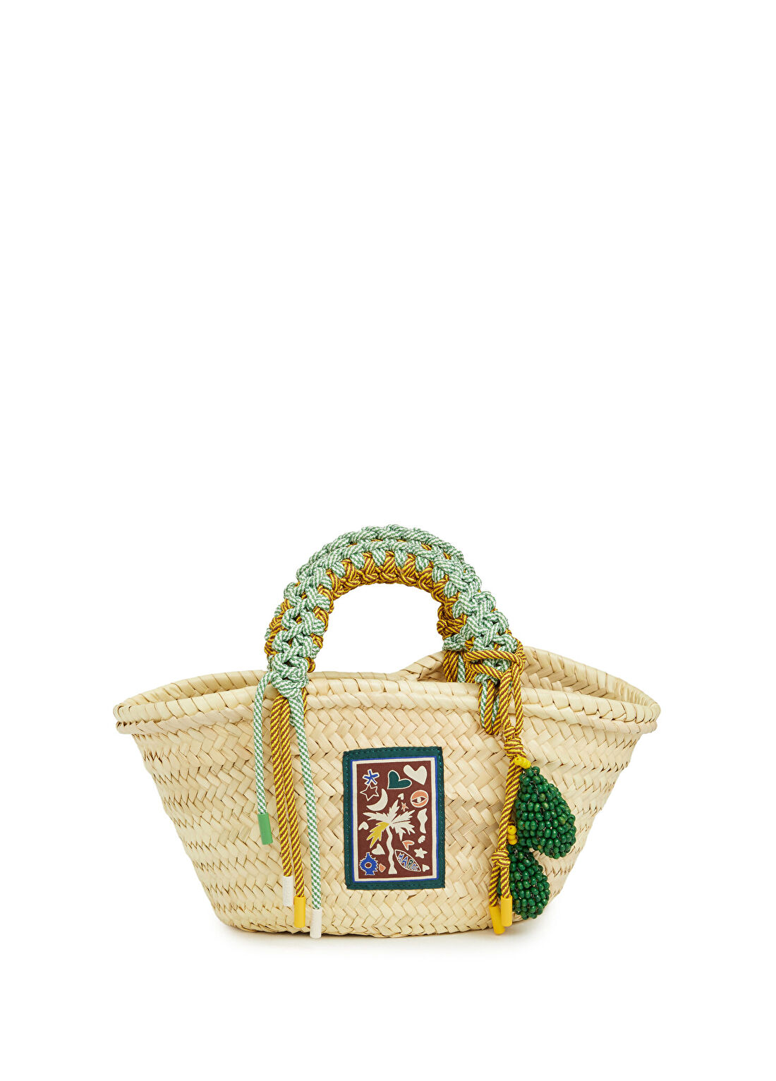 Alemais Macrame Mini Palmiye Lifi Kadın Plaj Çantası