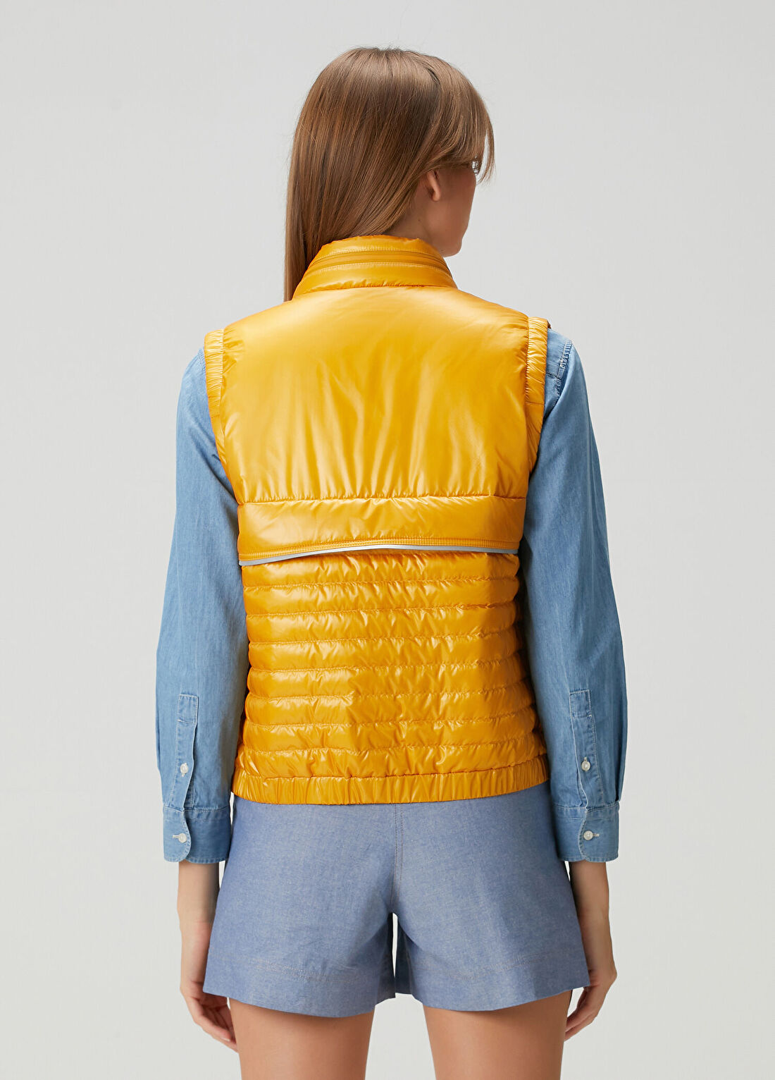 Moncler Grenoble Gumiane Sarı Yelek görsel 4