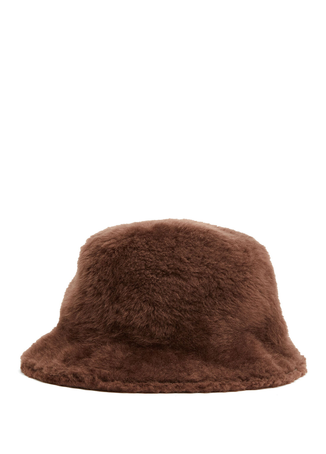 Brunello Cucinelli Kahverengi Kadın Yün Bucket Şapka
