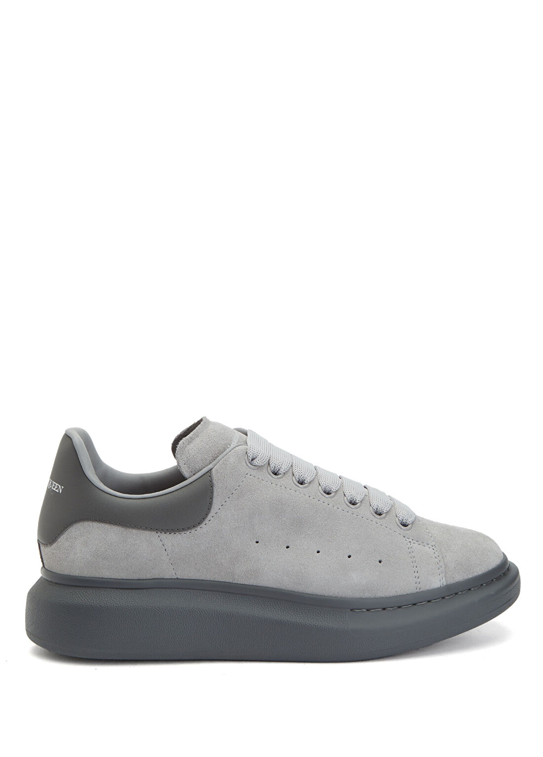 McQueen Oversized Açık Gri Erkek Süet Sneaker