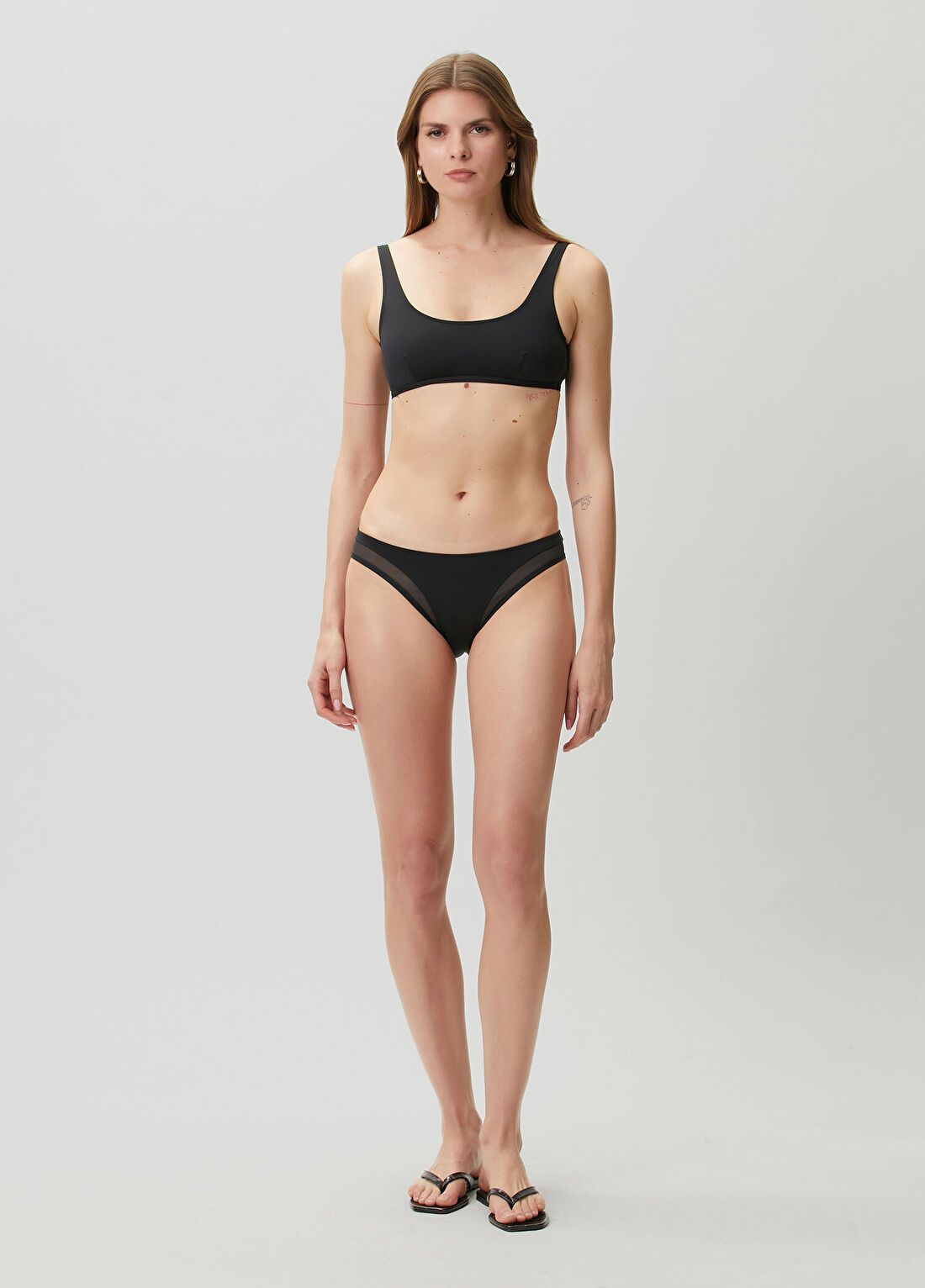 Wolford Siyah Transparan Bikini Altı