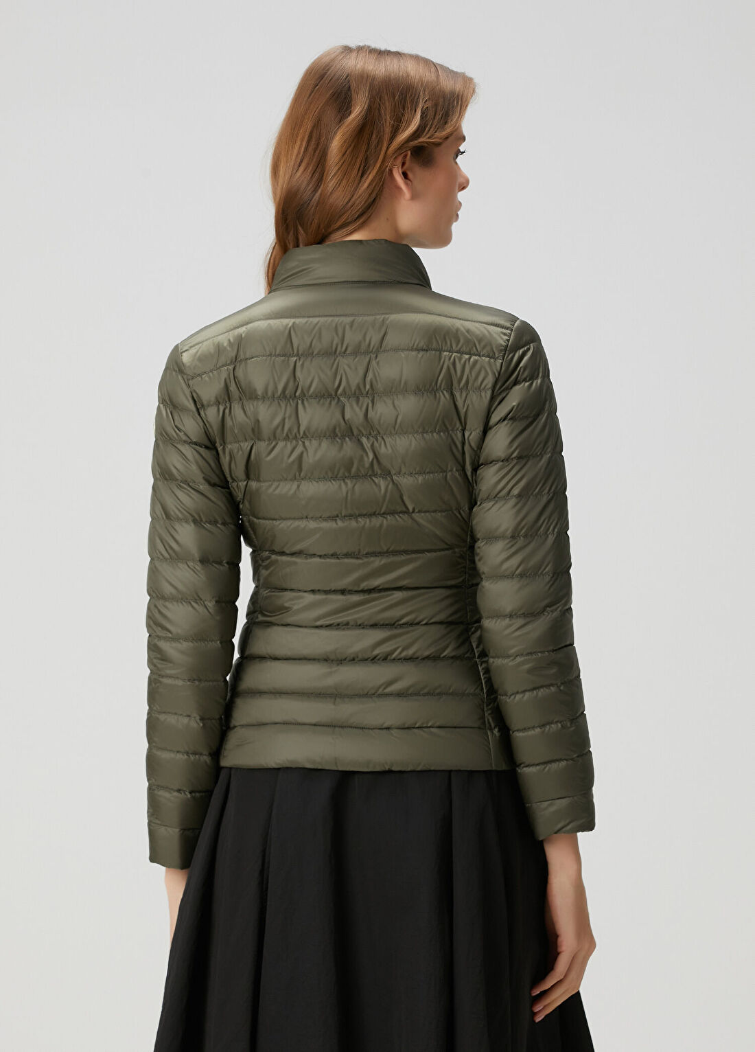 Moncler Igelle Haki Puff Mont görsel 4